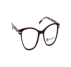 Image 2 of Maroon CatEye Eyeglasses for Women from Titan Available at Titan Eye+