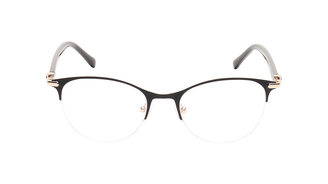 Image 1 of Black CatEye Eyeglasses for Women from Titan Available at Titan Eye+