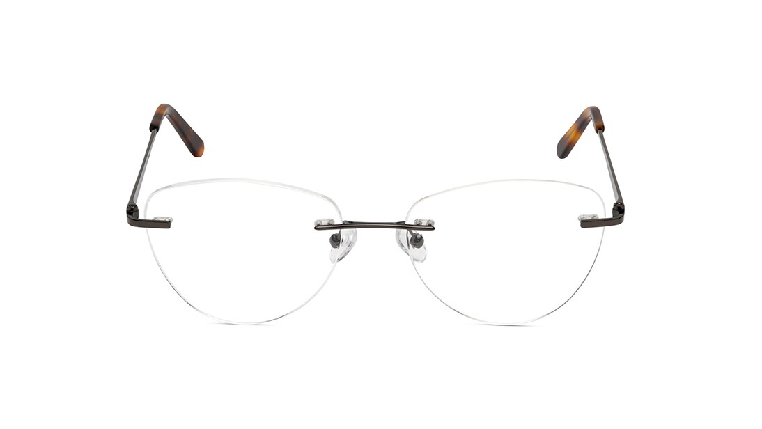 Image 1 of Grey Oval Eyeglasses for Women from Fastrack Available at Titan Eye+