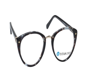 Image 2 of Black CatEye Eyeglasses for Women from Titan Available at Titan Eye+
