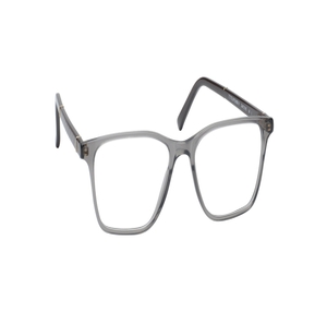 Image 2 of Grey Square Eyeglasses for Men and Women from Titan Available at Titan Eye+