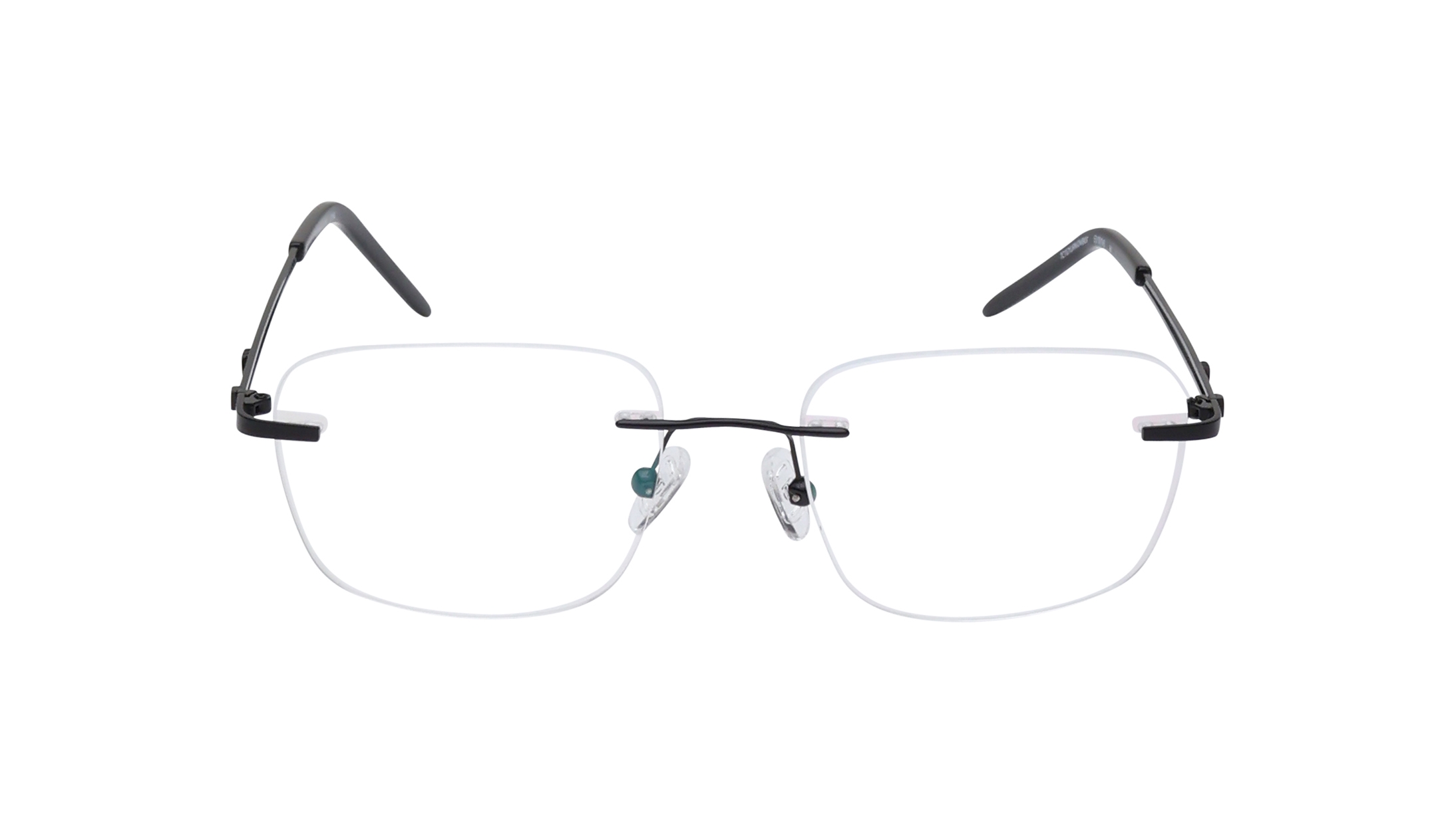 Image 1 of Black Square Eyeglasses for Men and Women from Titan Available at Titan Eye+