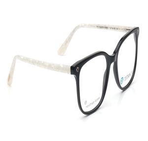 Image 2 of Black Square Eyeglasses for Women from Titan Available at Titan Eye+