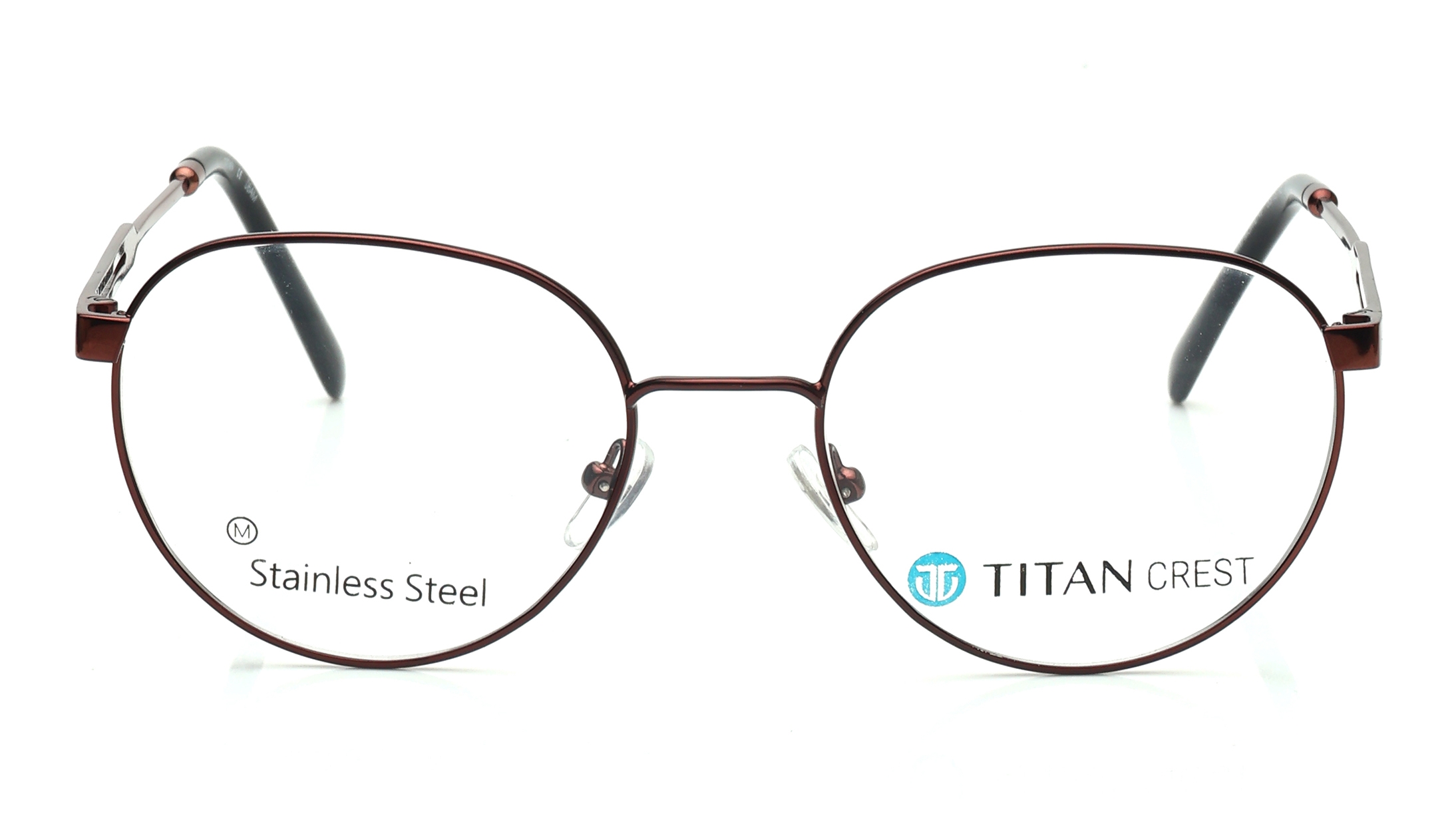 Image 1 of Maroon Oval Eyeglasses for Women from Titan Available at Titan Eye+