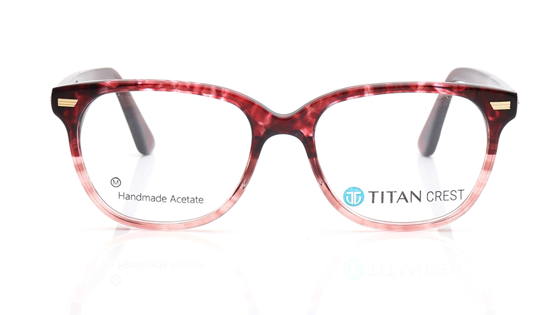 Image 1 of Maroon Phantos Eyeglasses for Women from Titan Available at Titan Eye+
