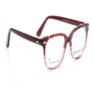 Image 2 of Maroon Phantos Eyeglasses for Women from Titan Available at Titan Eye+