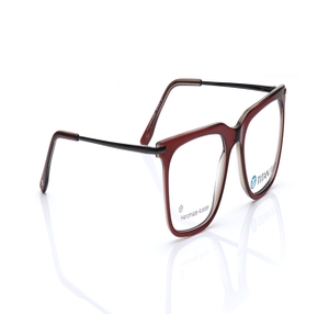 Image 2 of Maroon Square Eyeglasses for Men from Titan Available at Titan Eye+