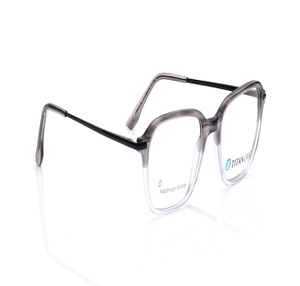 Image 2 of Grey Square Eyeglasses for Men and Women from Titan Available at Titan Eye+