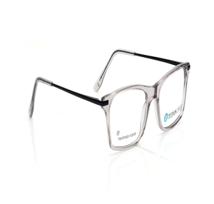 Image 2 of Grey Rectangle Eyeglasses for Men from Titan Available at Titan Eye+