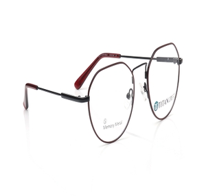 Image 2 of Black Round Eyeglasses for Men and Women from Titan Available at Titan Eye+