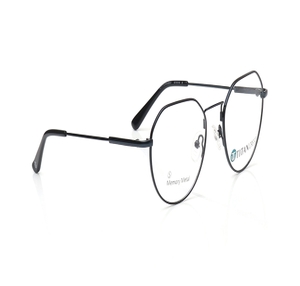 Image 2 of Black Geometric Eyeglasses for Men and Women from Titan Available at Titan Eye+