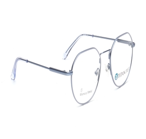 Image 2 of Blue Geometric Eyeglasses for Men and Women from Titan Available at Titan Eye+
