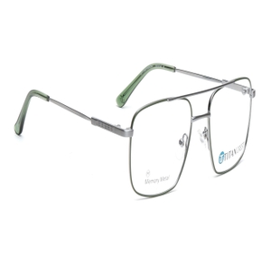 Image 2 of Green Navigator Eyeglasses for Men from Titan Available at Titan Eye+