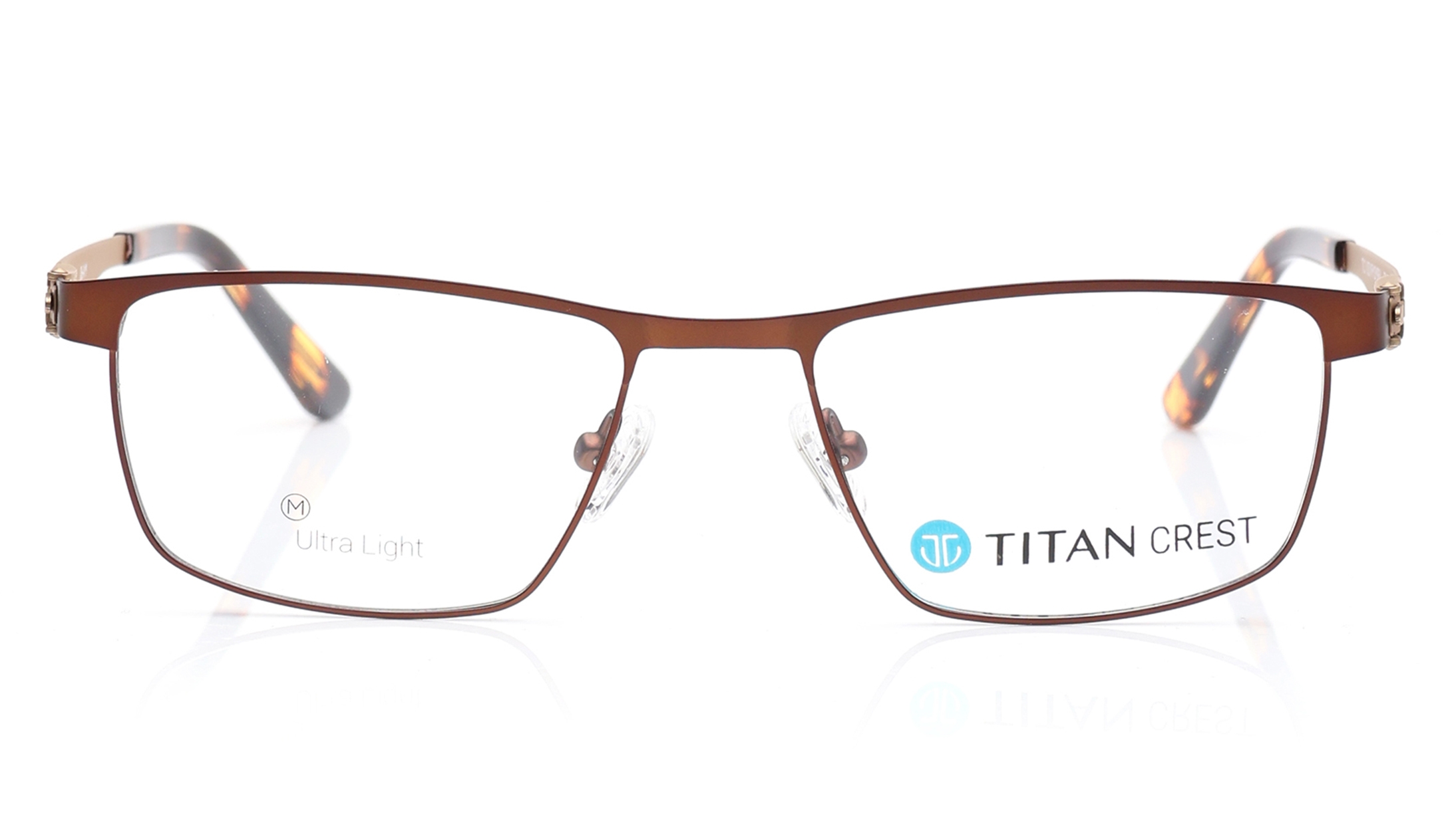Image 1 of Brown Butterfly Eyeglasses for Women from Titan Available at Titan Eye+
