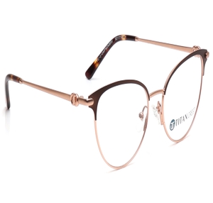 Image 2 of Brown CatEye Eyeglasses for Women from Titan Available at Titan Eye+