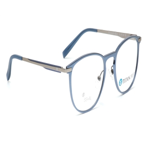 Image 2 of Blue Phantos Eyeglasses for Men and Women from Titan Available at Titan Eye+