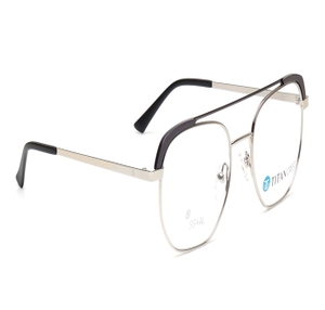 Image 2 of Silver Navigator Eyeglasses for Men from Titan Available at Titan Eye+