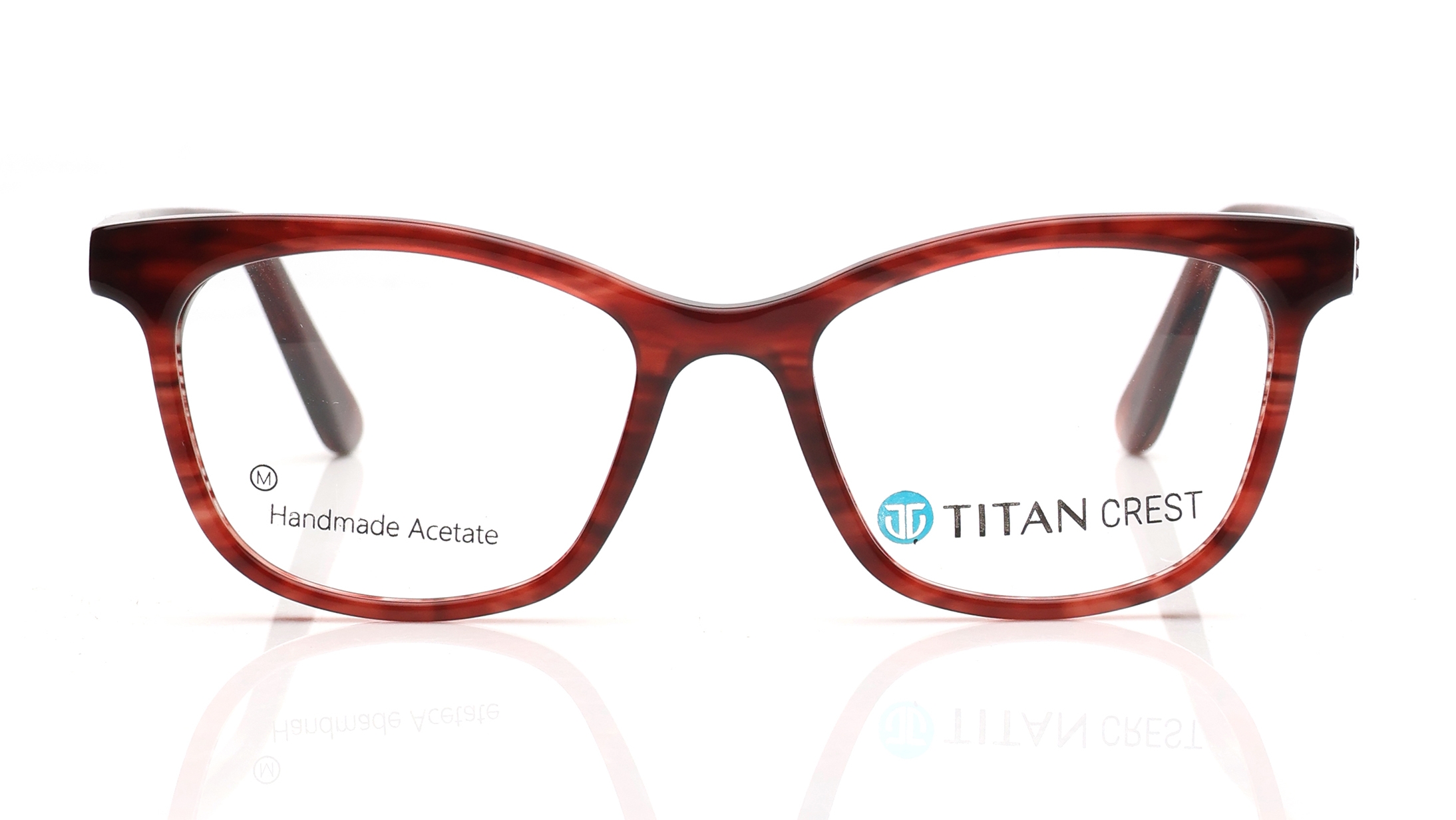 Image 1 of Maroon CatEye Eyeglasses for Women from Titan Available at Titan Eye+