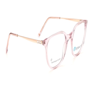 Image 2 of Purple Geometric Eyeglasses for Women from Titan Available at Titan Eye+