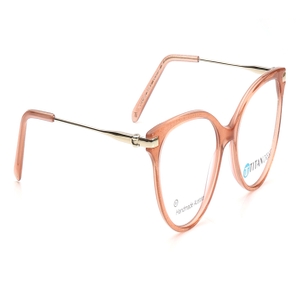 Image 2 of Peach CatEye Eyeglasses for Women from Titan Available at Titan Eye+
