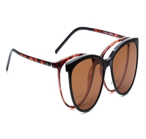 Image 2 of Brown CatEye Eyeglasses for Men and Women from Titan Available at Titan Eye+