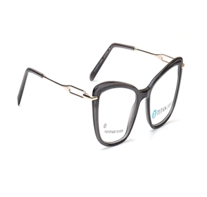 Image 2 of Grey CatEye Eyeglasses for Women from Titan Available at Titan Eye+