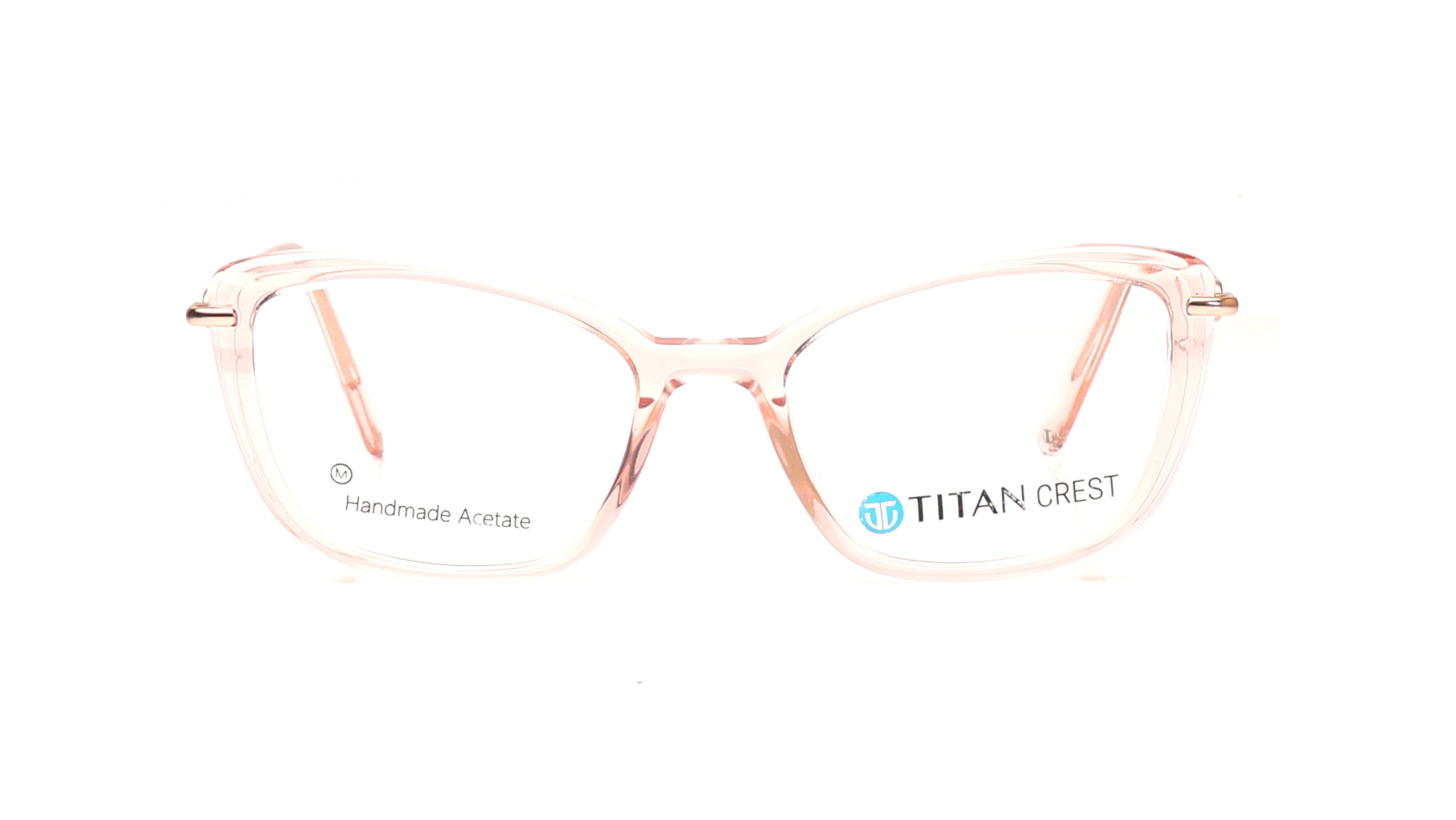 Image 1 of Orange CatEye Eyeglasses for Women from Titan Available at Titan Eye+