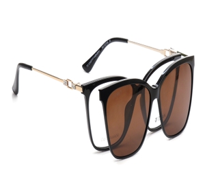 Image 2 of Black CatEye Eyeglasses for Women from Titan Available at Titan Eye+