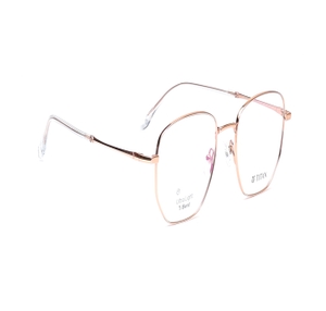 Image 2 of Rose Gold Square Eyeglasses for Men and Women from Titan Available at Titan Eye+