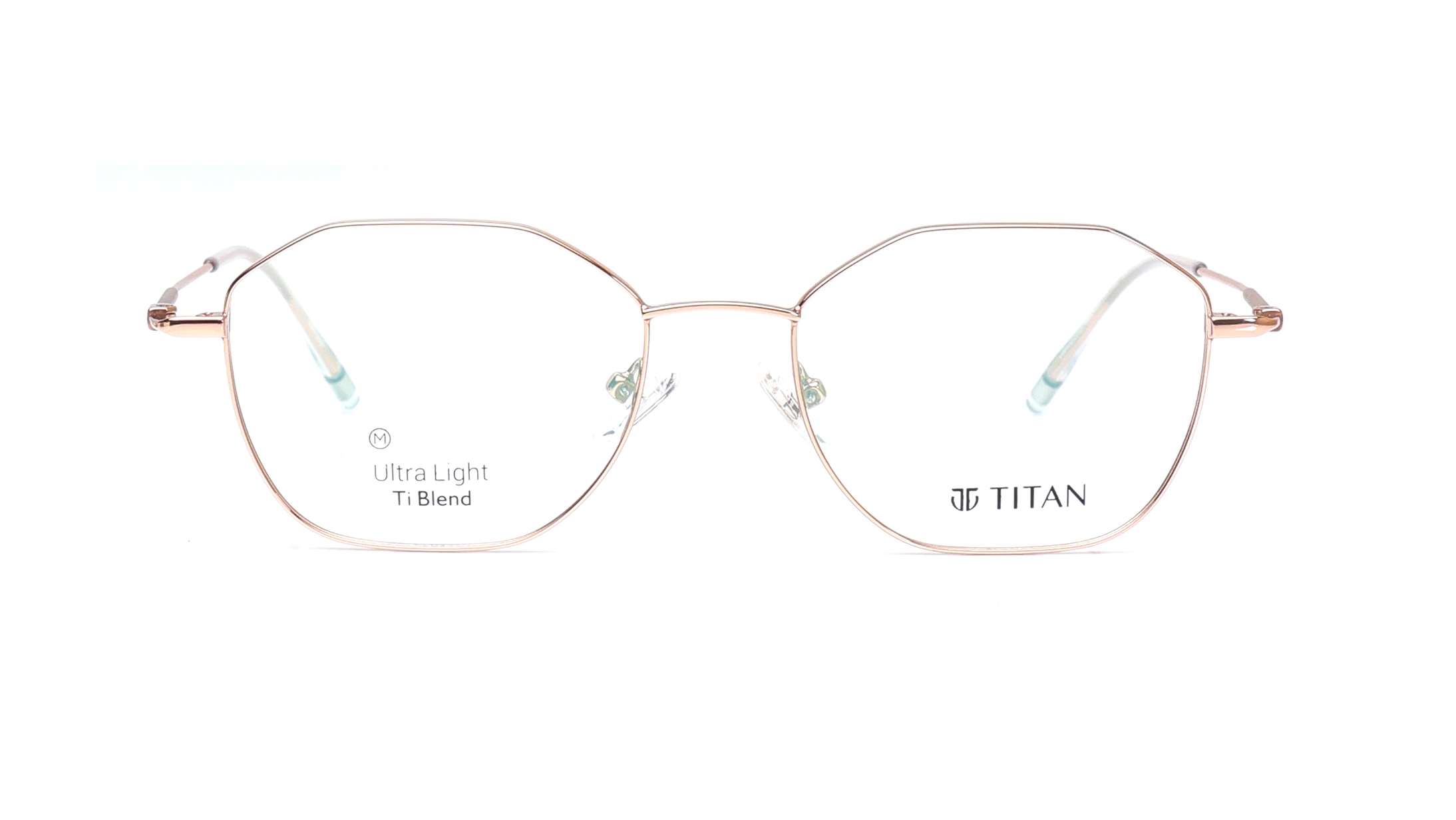 Image 1 of Pink Geometric Eyeglasses for Women from Titan Available at Titan Eye+