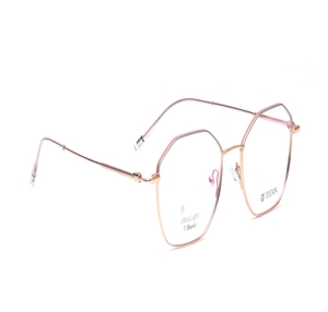 Image 2 of Rose Gold Geometric Eyeglasses for Women from Titan Available at Titan Eye+
