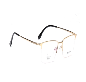Image 2 of Gold Rectangle Eyeglasses for Men and Women from Titan Available at Titan Eye+