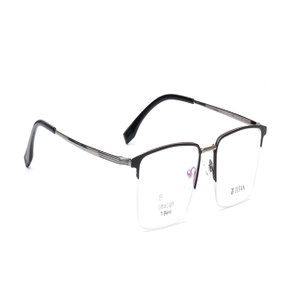 Image 2 of Black Rectangle Eyeglasses for Men and Women from Titan Available at Titan Eye+