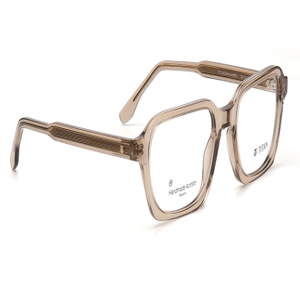 Image 2 of Brown Rectangle Eyeglasses for Men from Titan Available at Titan Eye+