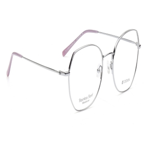 Image 2 of Burgundy Geometric Eyeglasses for Men and Women from Titan Available at Titan Eye+