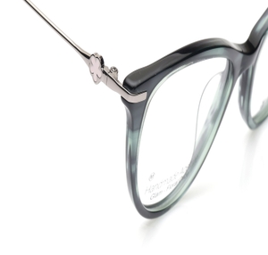 Image 2 of Green CatEye Eyeglasses for Women from Titan Available at Titan Eye+