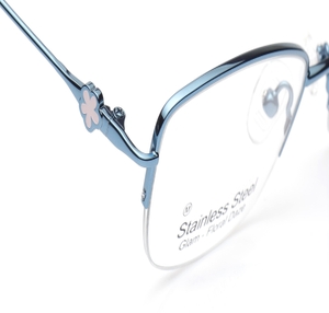 Image 2 of Blue CatEye Eyeglasses for Women from Titan Available at Titan Eye+