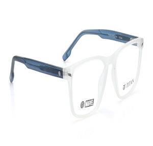 Image 2 of Transparent Square Eyeglasses for Men from Titan Available at Titan Eye+