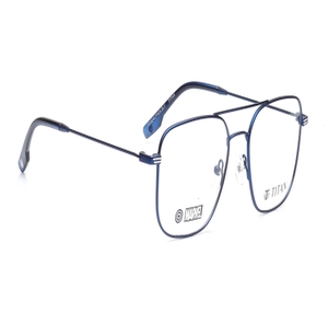Image 2 of Blue Navigator Eyeglasses for Men from Titan Available at Titan Eye+
