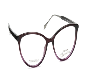 Image 2 of Maroon CatEye Eyeglasses for Women from Titan Available at Titan Eye+