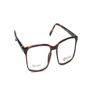 Image 2 of Brown Rectangle Eyeglasses for Men from Titan Available at Titan Eye+