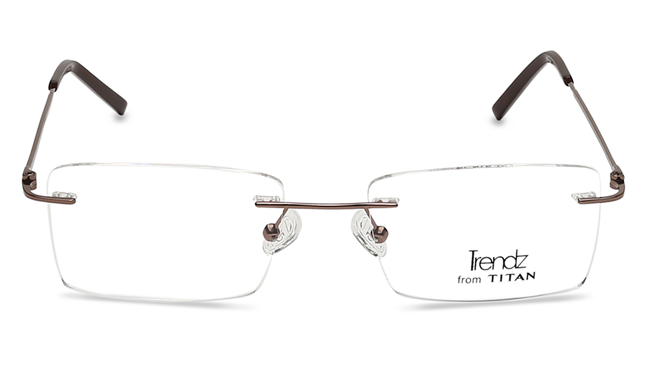 Image 1 of Copper Square Eyeglasses for Men from Titan Available at Titan Eye+