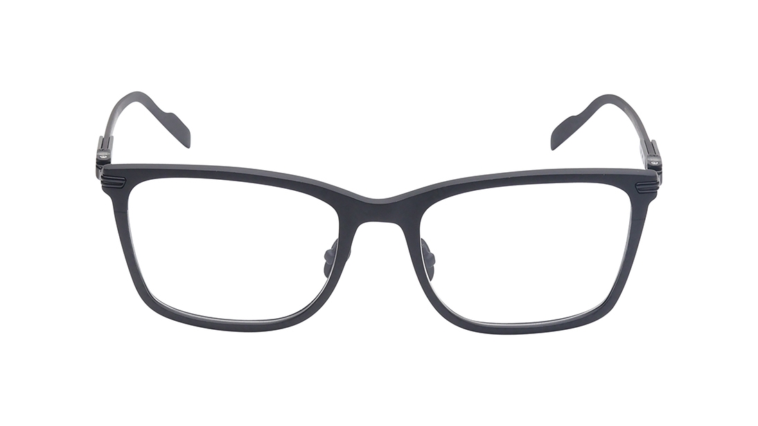Image 1 of Grey Rectangle Eyeglasses for Men from Titan Available at Titan Eye+