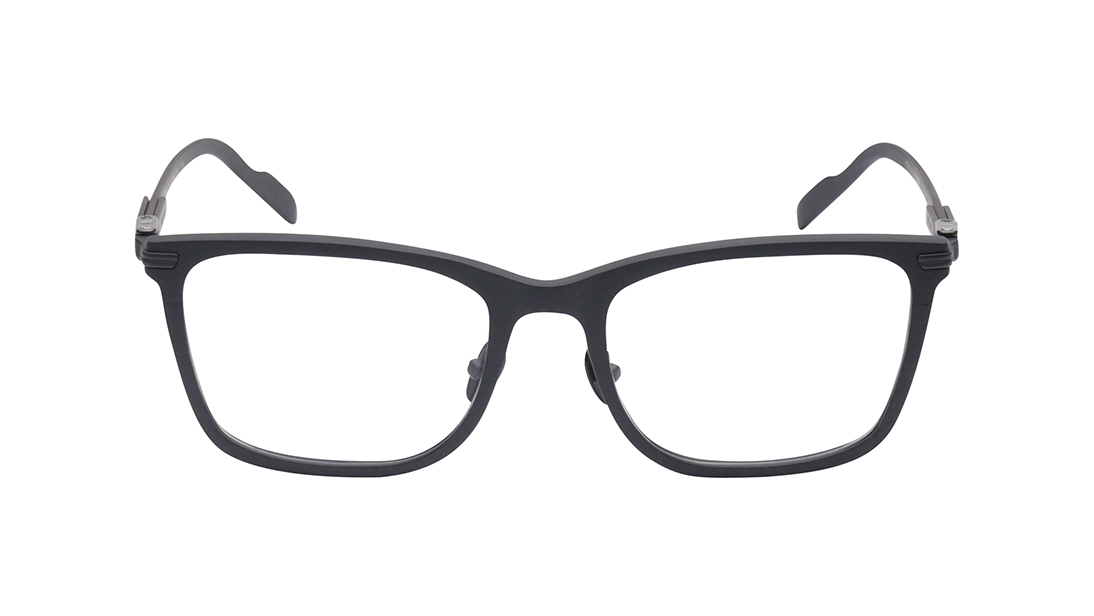 Image 1 of Black Rectangle Eyeglasses for Men from Titan Available at Titan Eye+