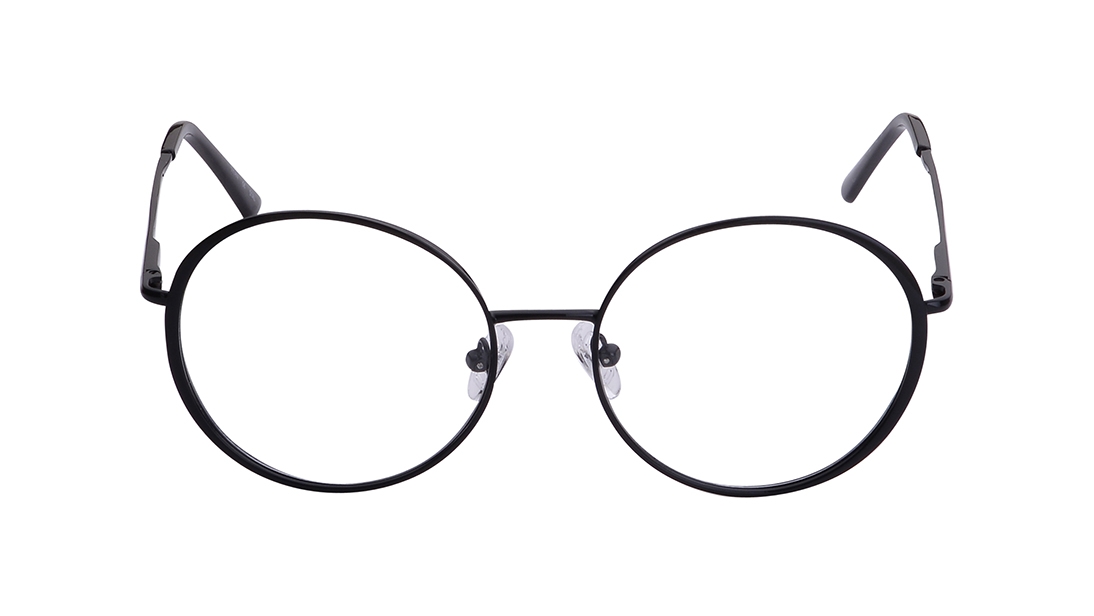 Image 1 of Black Round Eyeglasses for Women from Titan Available at Titan Eye+