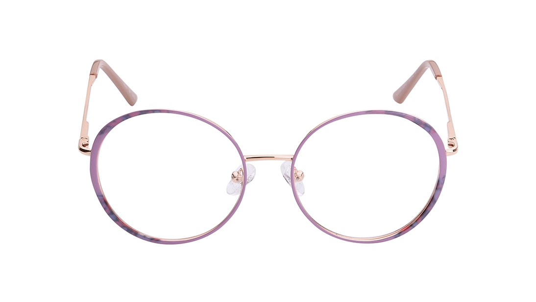 Image 1 of Purple Round Eyeglasses for Women from Titan Available at Titan Eye+