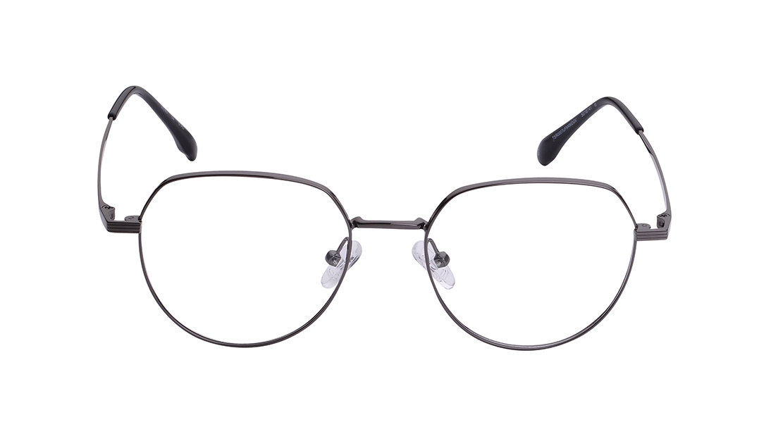 Image 1 of Black Round Eyeglasses for Men and Women from Titan Available at Titan Eye+