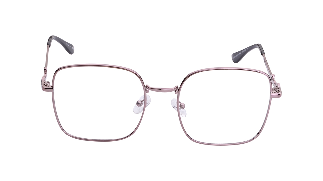 Image 1 of Pink Square Eyeglasses for Women from Titan Available at Titan Eye+