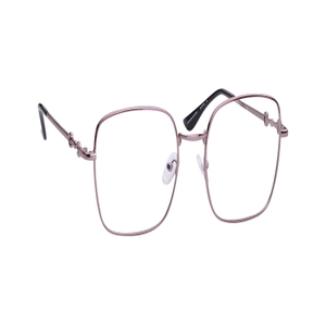 Image 2 of Pink Square Eyeglasses for Women from Titan Available at Titan Eye+