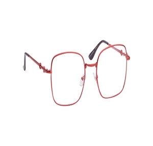 Image 2 of Red Square Eyeglasses for Women from Titan Available at Titan Eye+